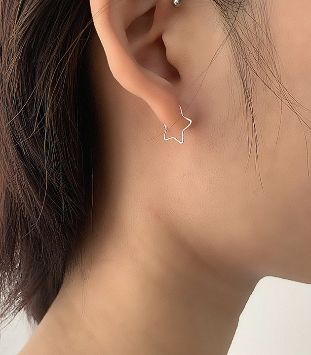 星星圈圈耳環