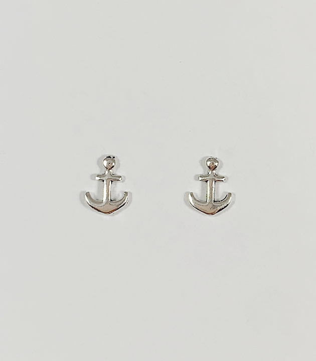 船錨耳環