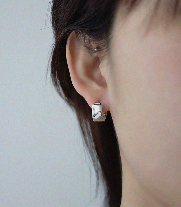 手工感易釦圈圈耳環