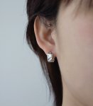 手工感易釦圈圈耳環