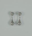 水滴圓球設計款耳環