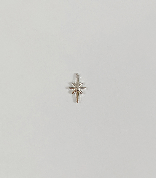 小光芒轉珠耳環